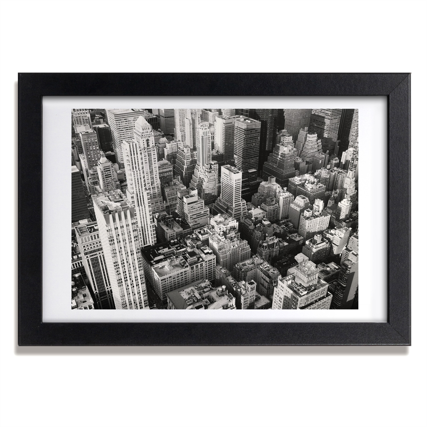 Tulup Bild MDF gerahmte Wand Dekor 30x20cm Flug Vogel in New York