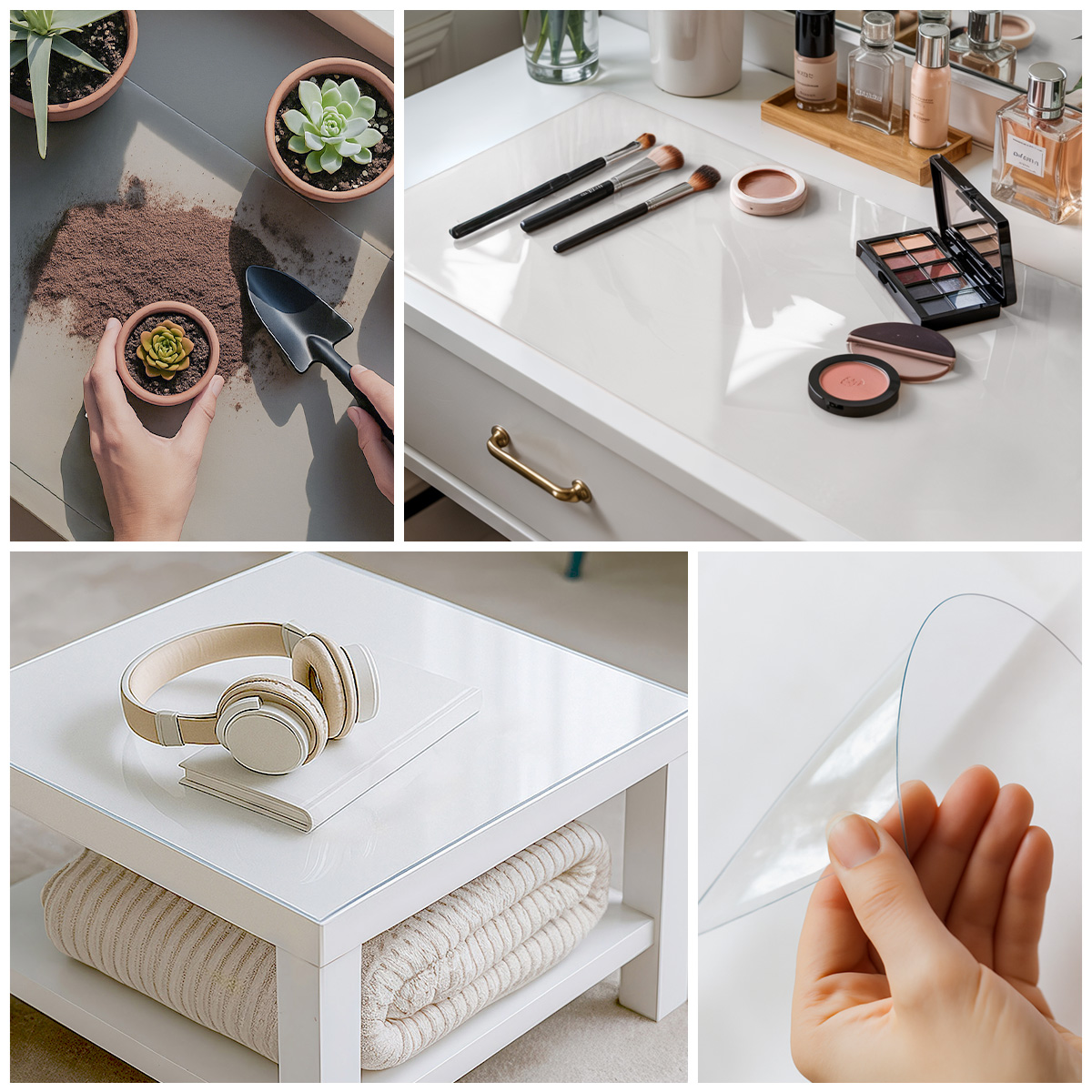 Kolaz zdjęć mat ochronnych