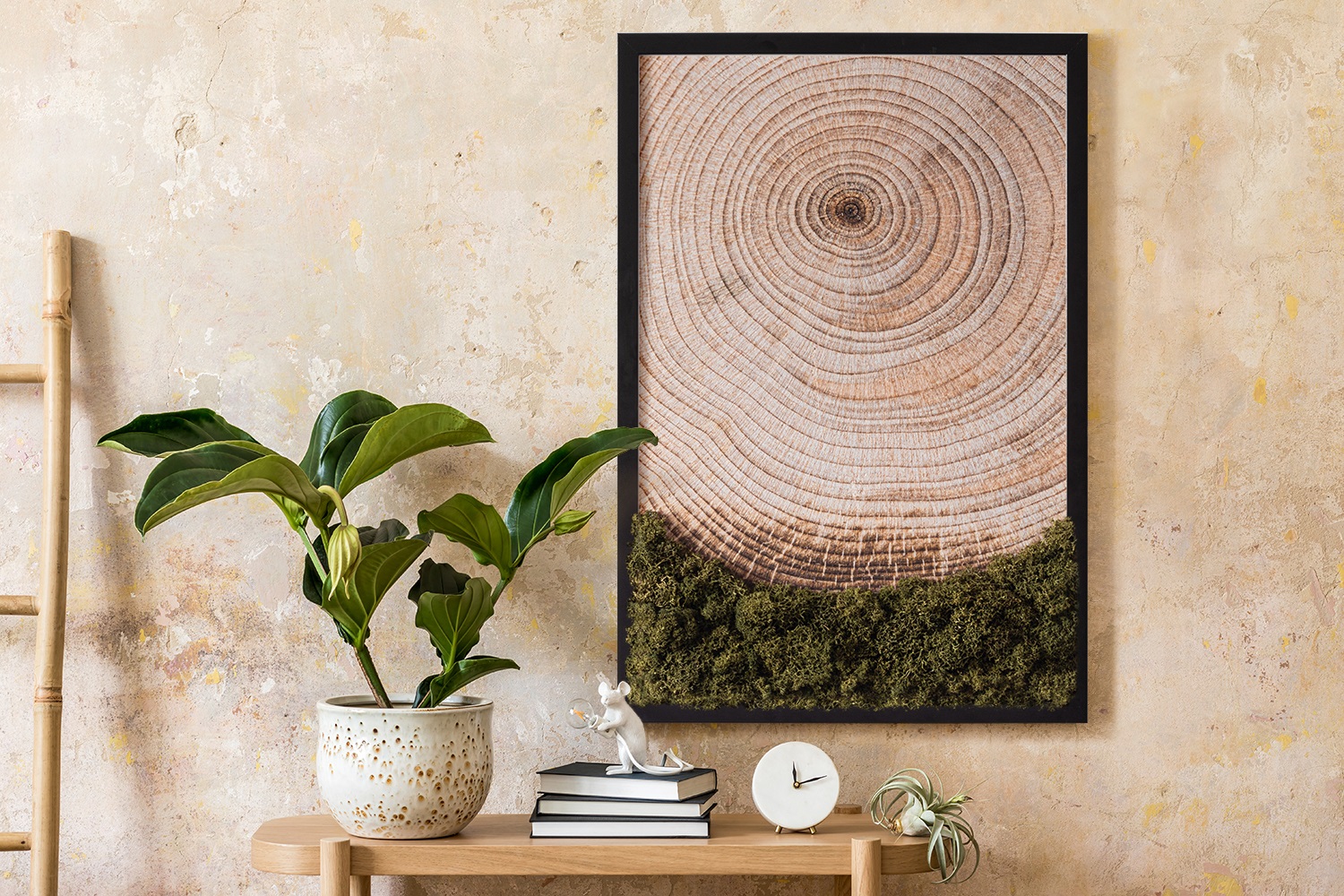 Stylowa przestrzeń na balkonie z roletą