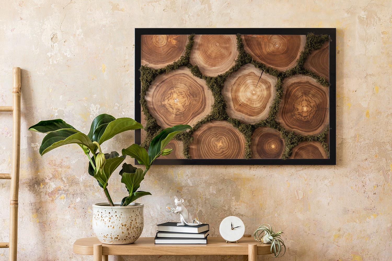 Stylowa przestrzeń na balkonie z roletą