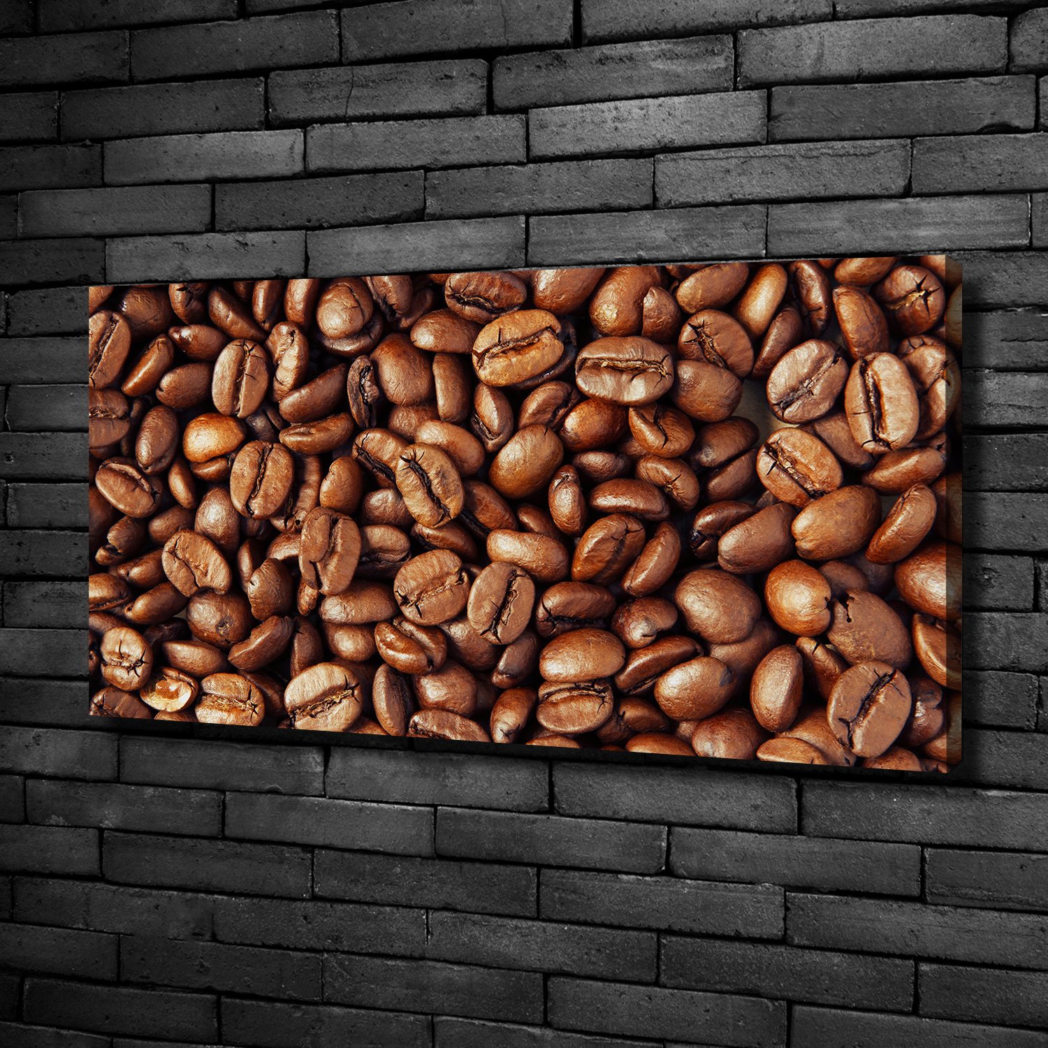 Arte de La Pared Pintura en Lienzo Decoración de Salón 100x50 Granos de café