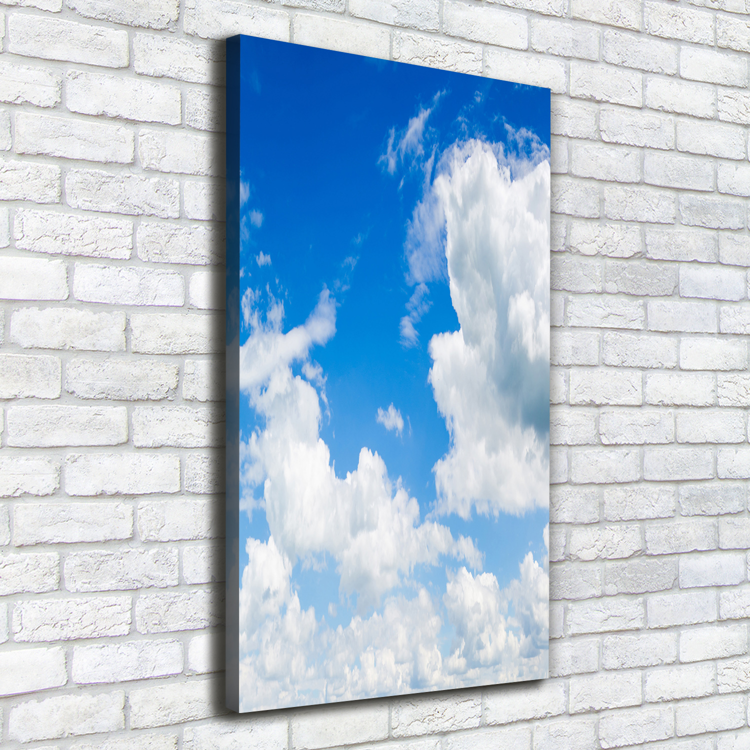 Pintura de La Pared Para Salón Decoración del Hogar 50x100 Nubes en el cielo