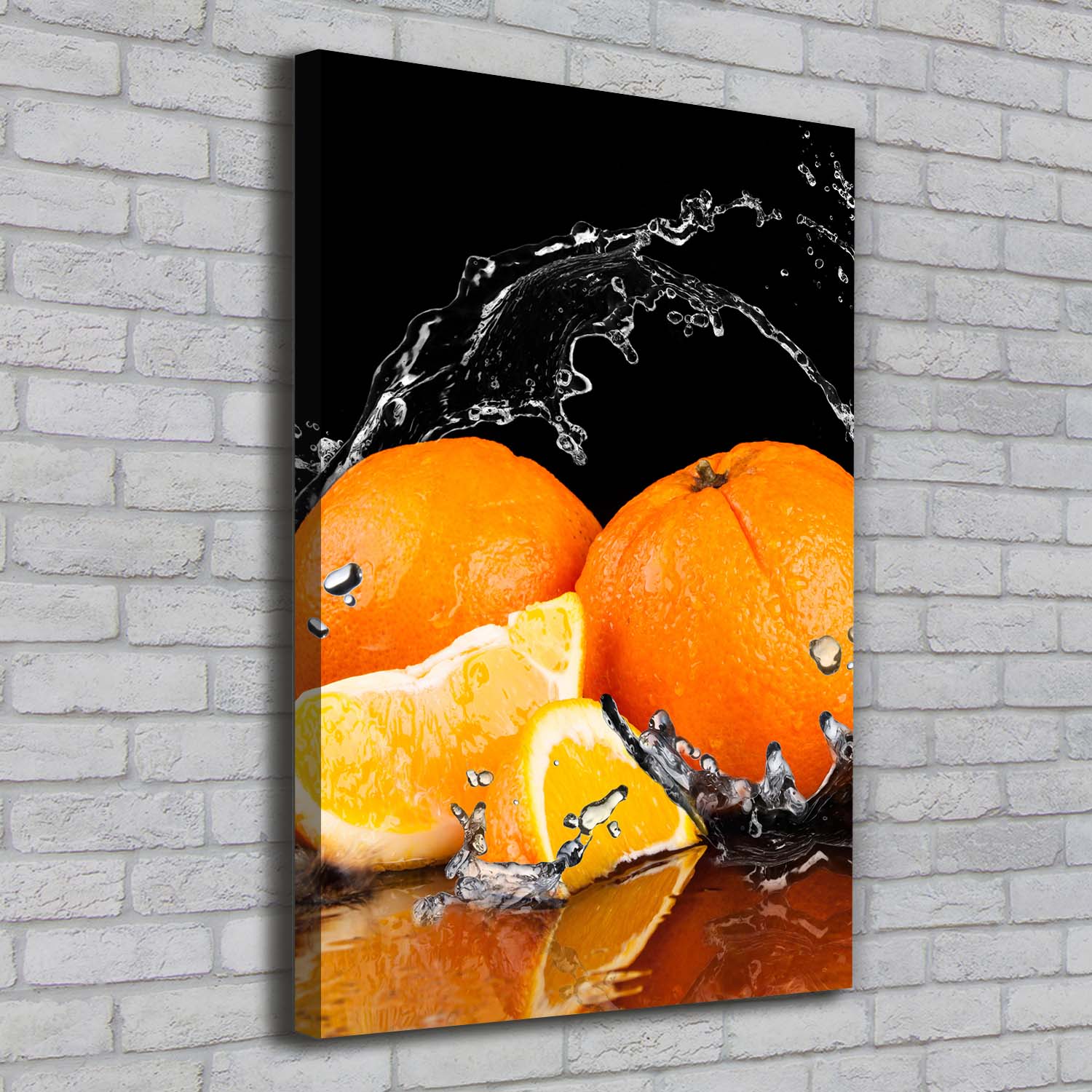Arte de La Pared Pintura en Lienzo Decoración de Salón 70x100 Naranjas
