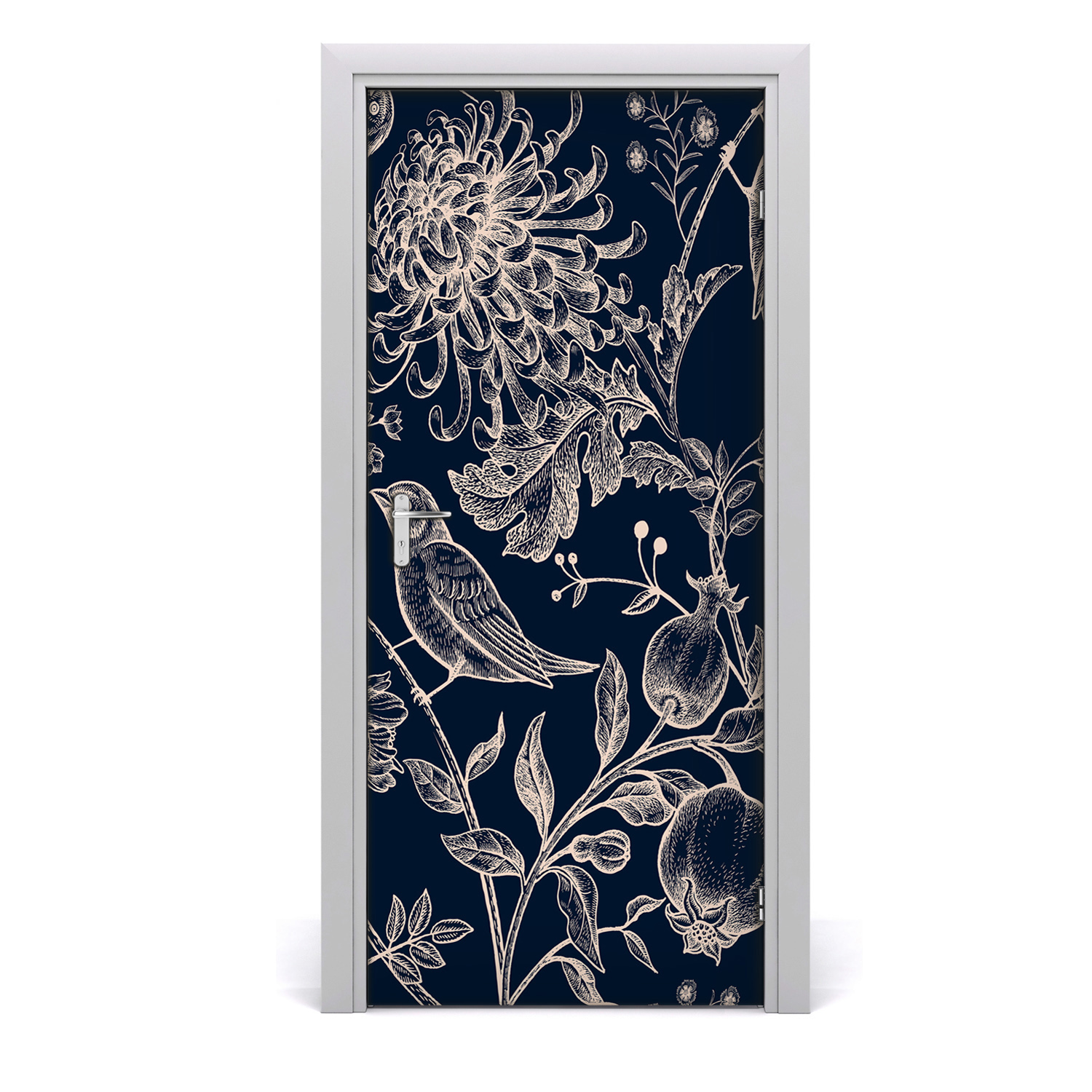 Tulup Autocollant De Porte Papier Peint Chambre Porte Auto-adhésif 95x205 cm - Image de l'étang