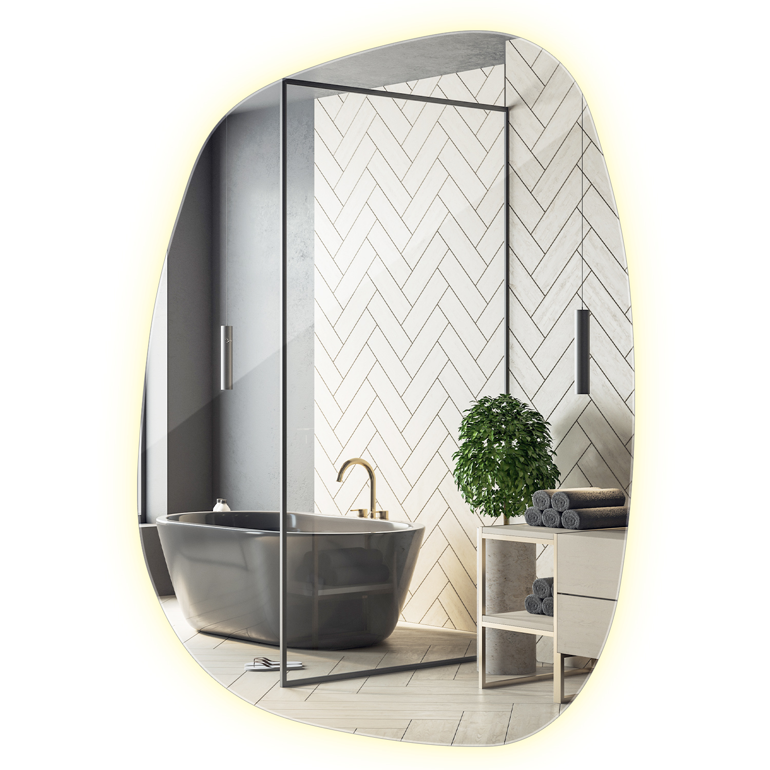 Lustro Tulup LED – widok produktu