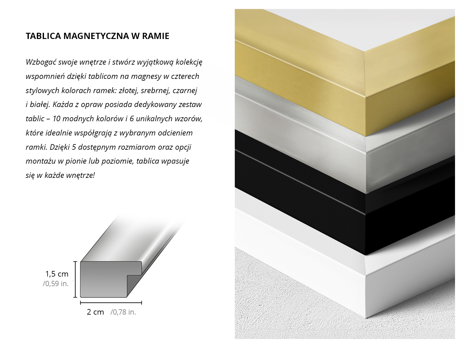 Specyfikacja tablicy