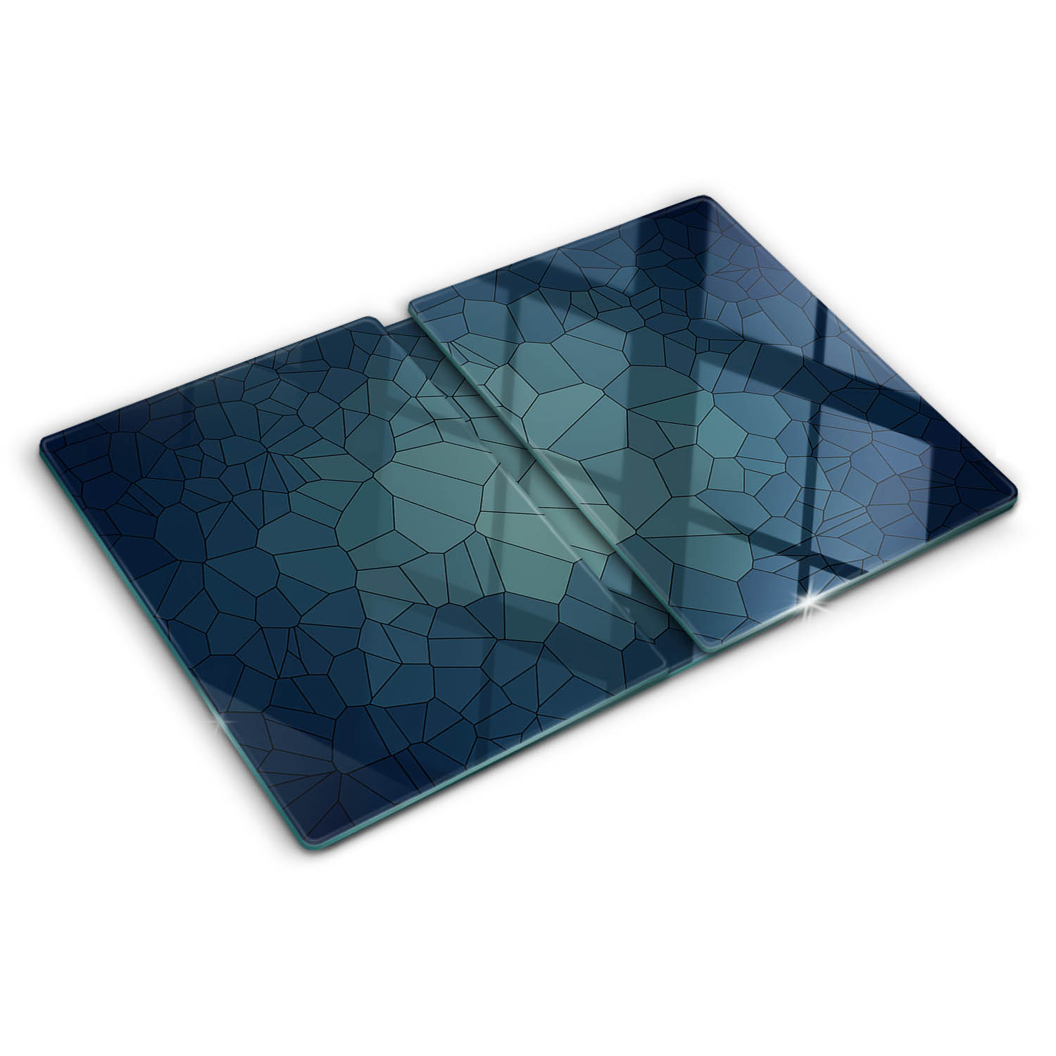 Planche à Découper Moderne en Verre Avec Motif Imprimé 80x52 Carreaux à