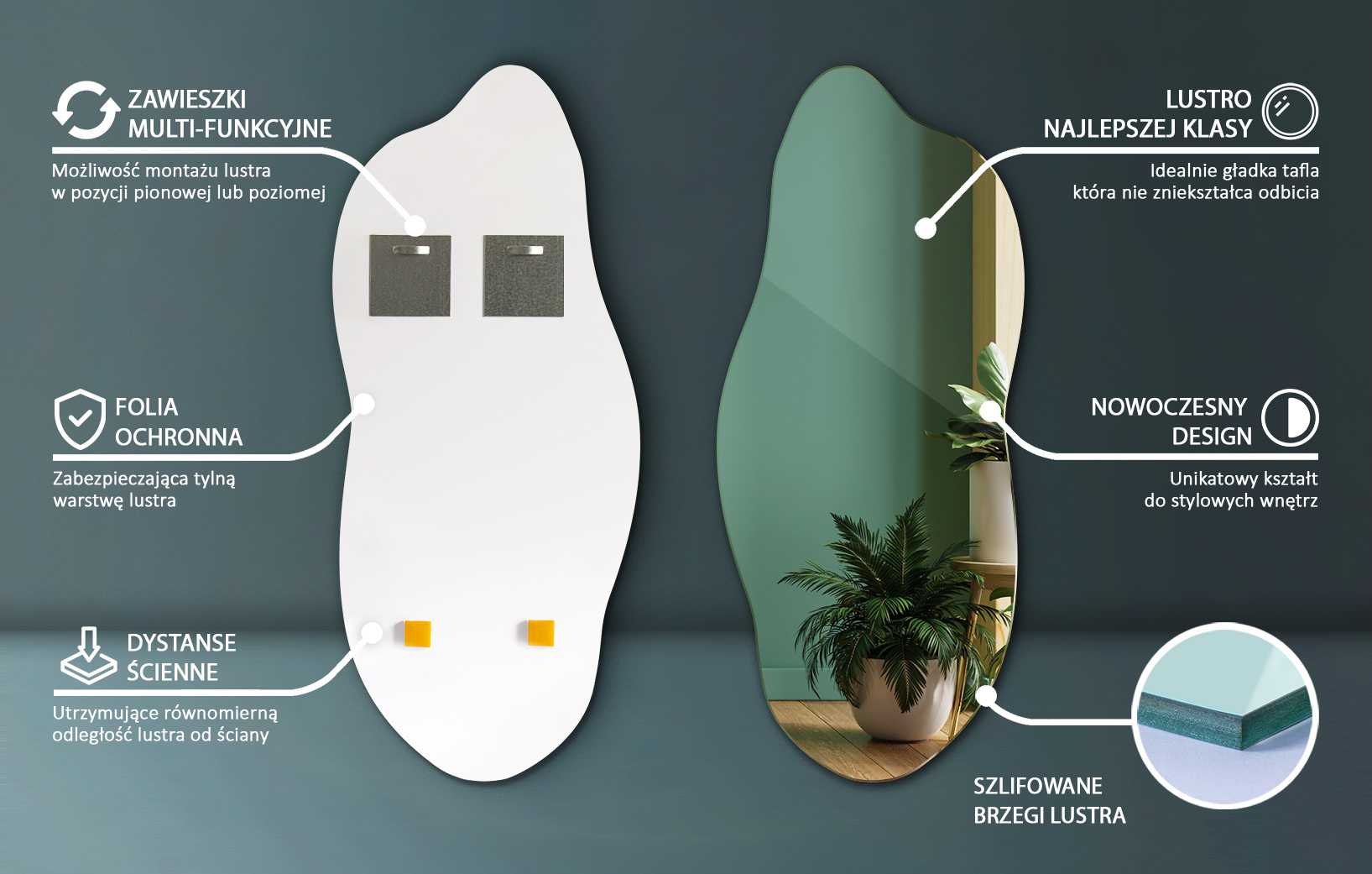 Jak przygotować lustro do montażu