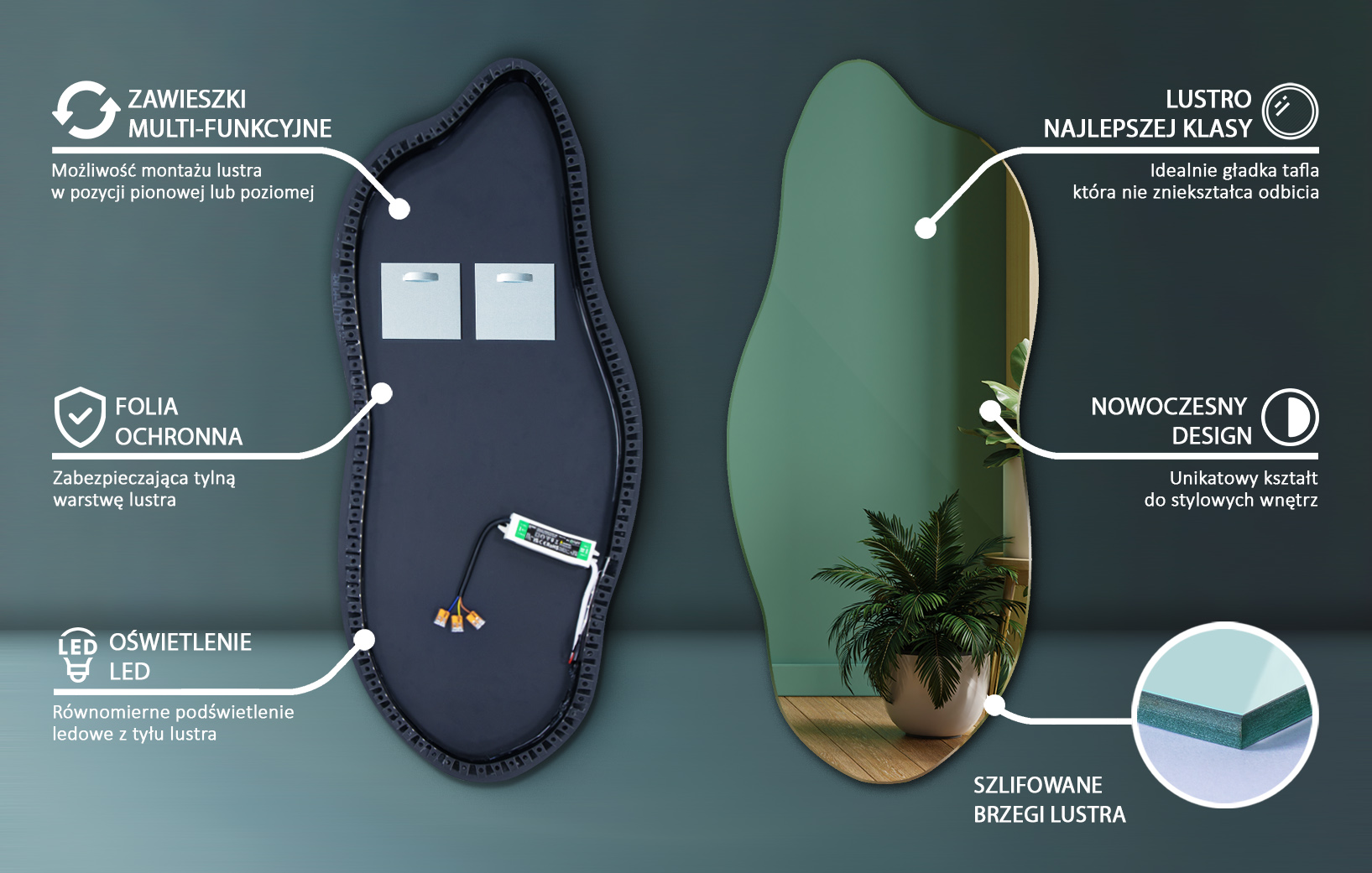 Jak przygotować lustro do montażu