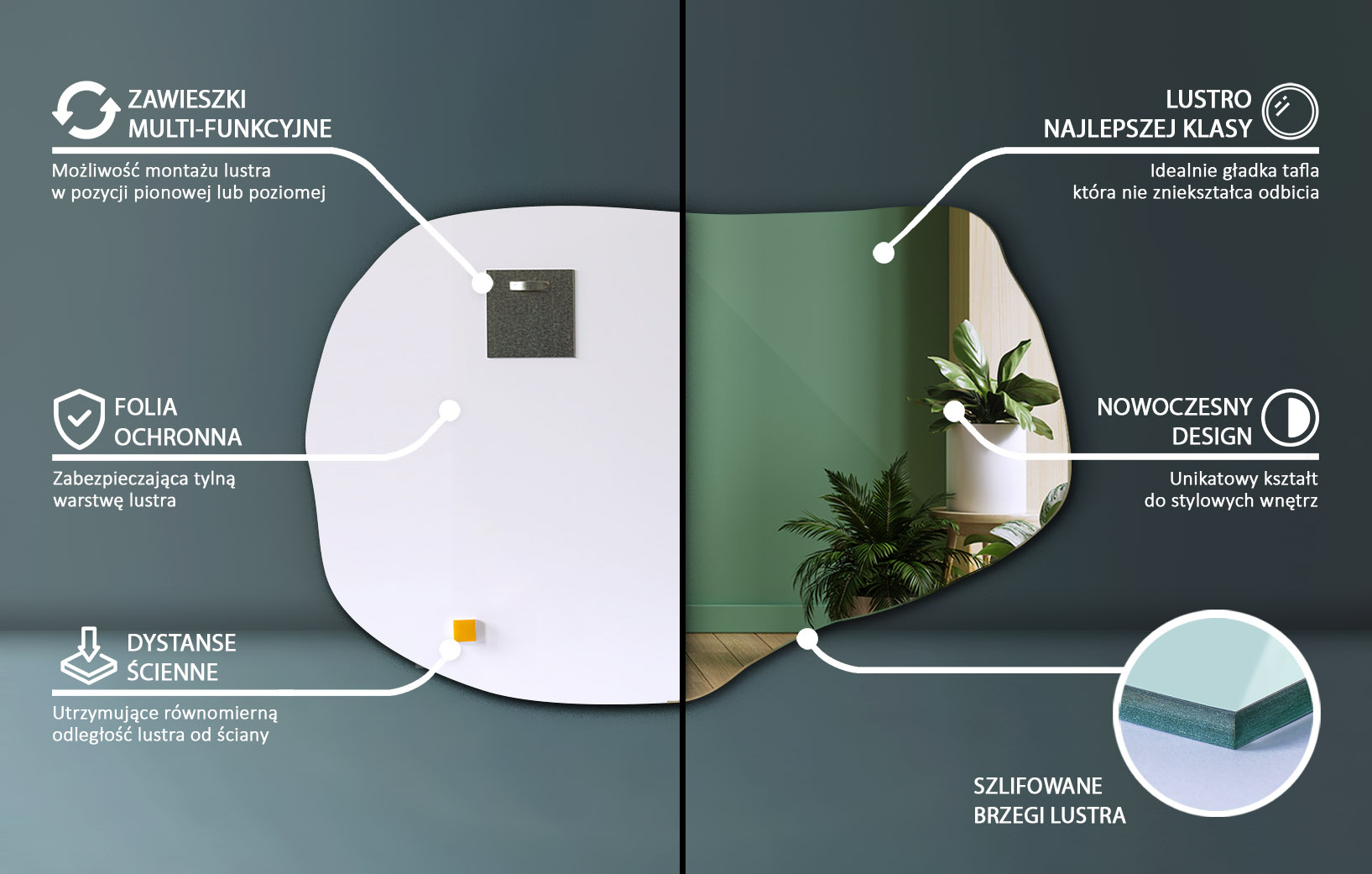 Jak przygotować lustro do montażu