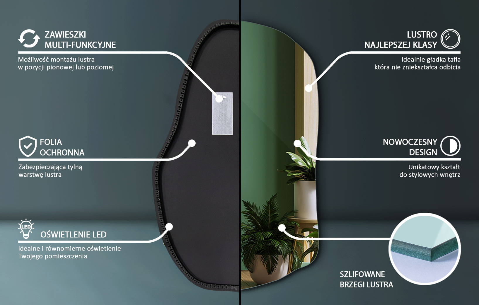 Specyfikacja lustra Tulup