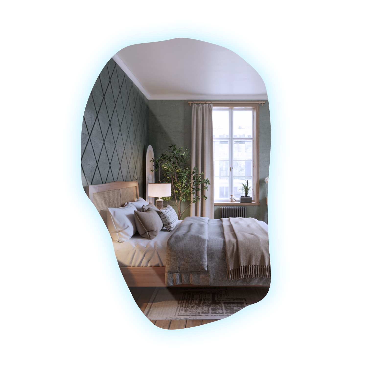 Lustro Tulup - widok z bliska