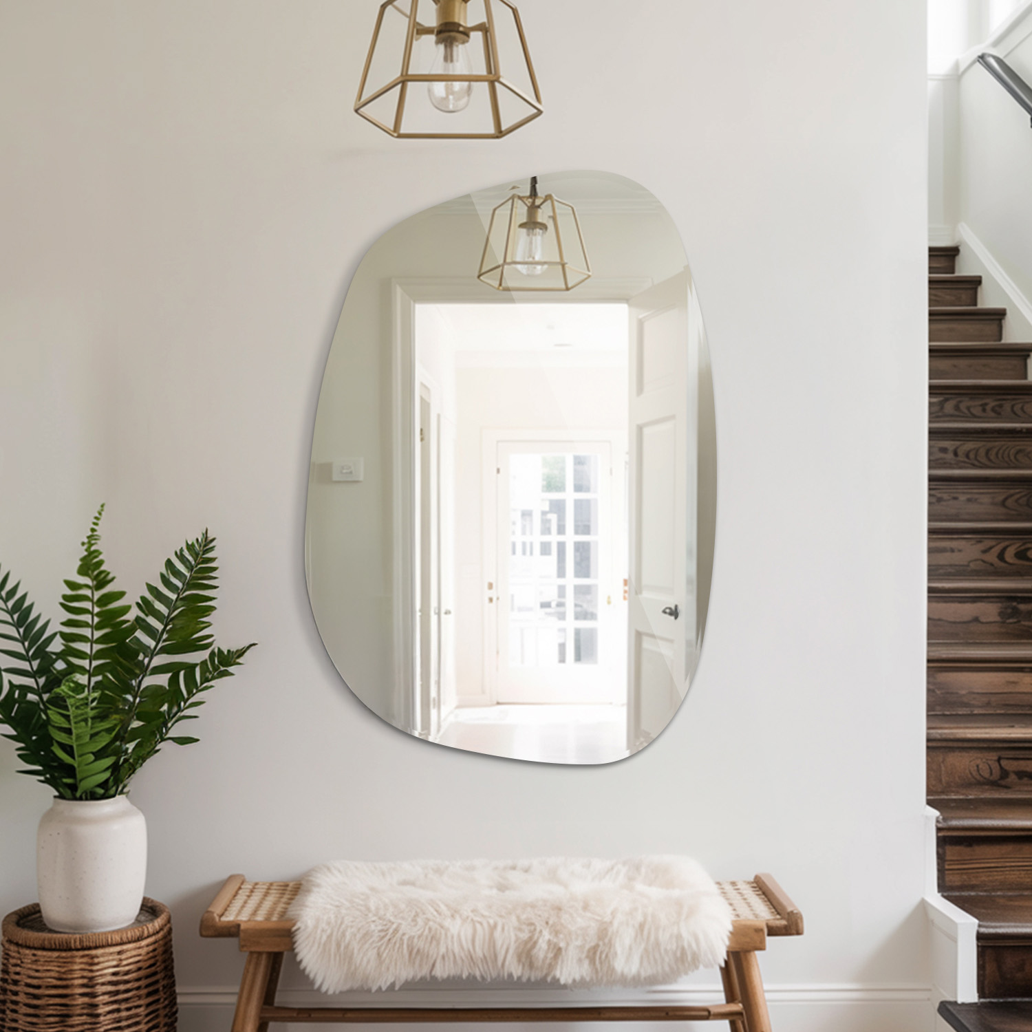 Lustro Tulup w łazience