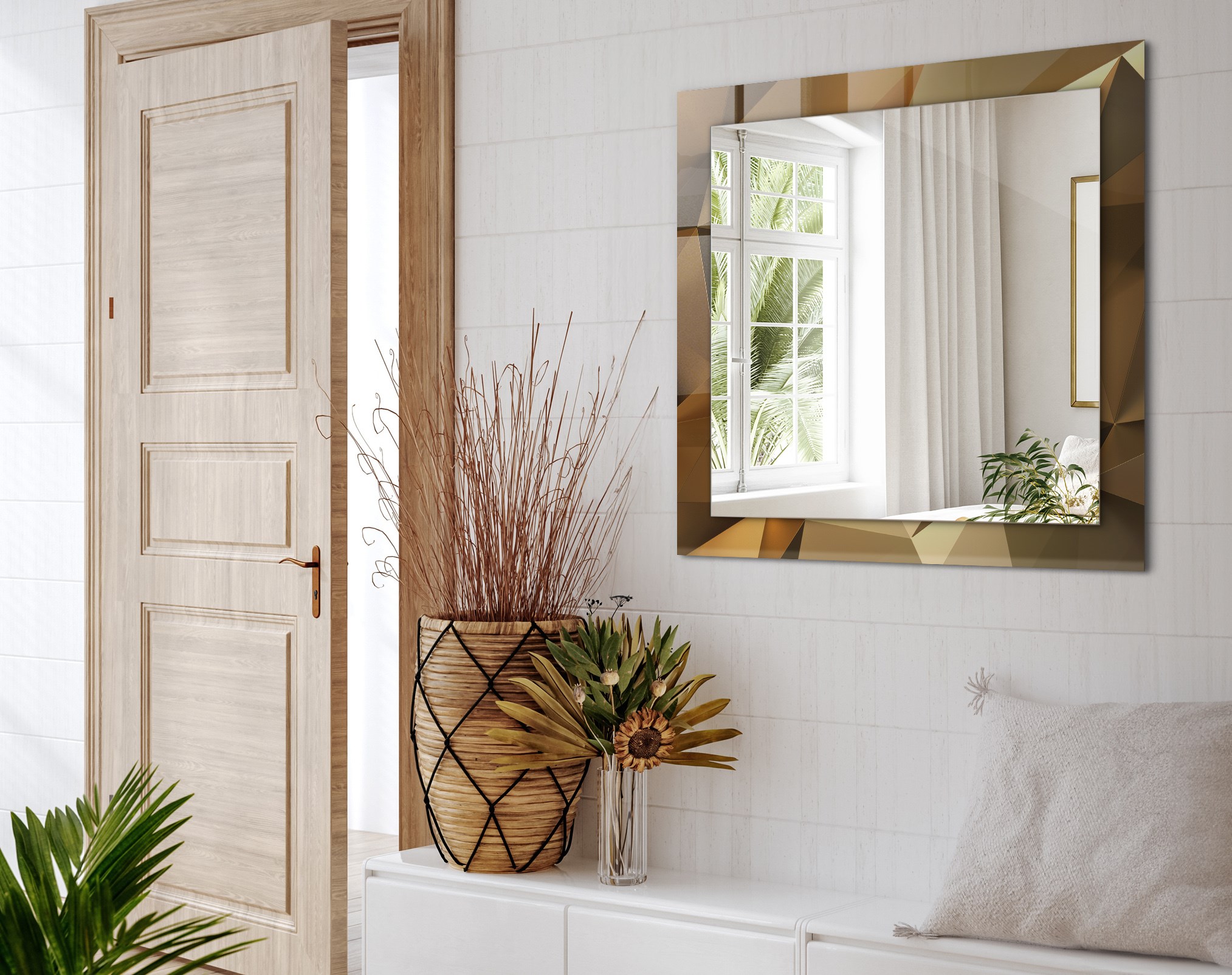 /> <p><strong>Więcej światła</strong></p> <p>Nasze lustro będzie idealnym uzupełnieniem Twoich wnętrz. Doskonale podkreśli zarówno zalety nowoczesnego i eleganckiego designu, jak i tradycyjnych stylów, wszystko to dzięki swojej wizualnej