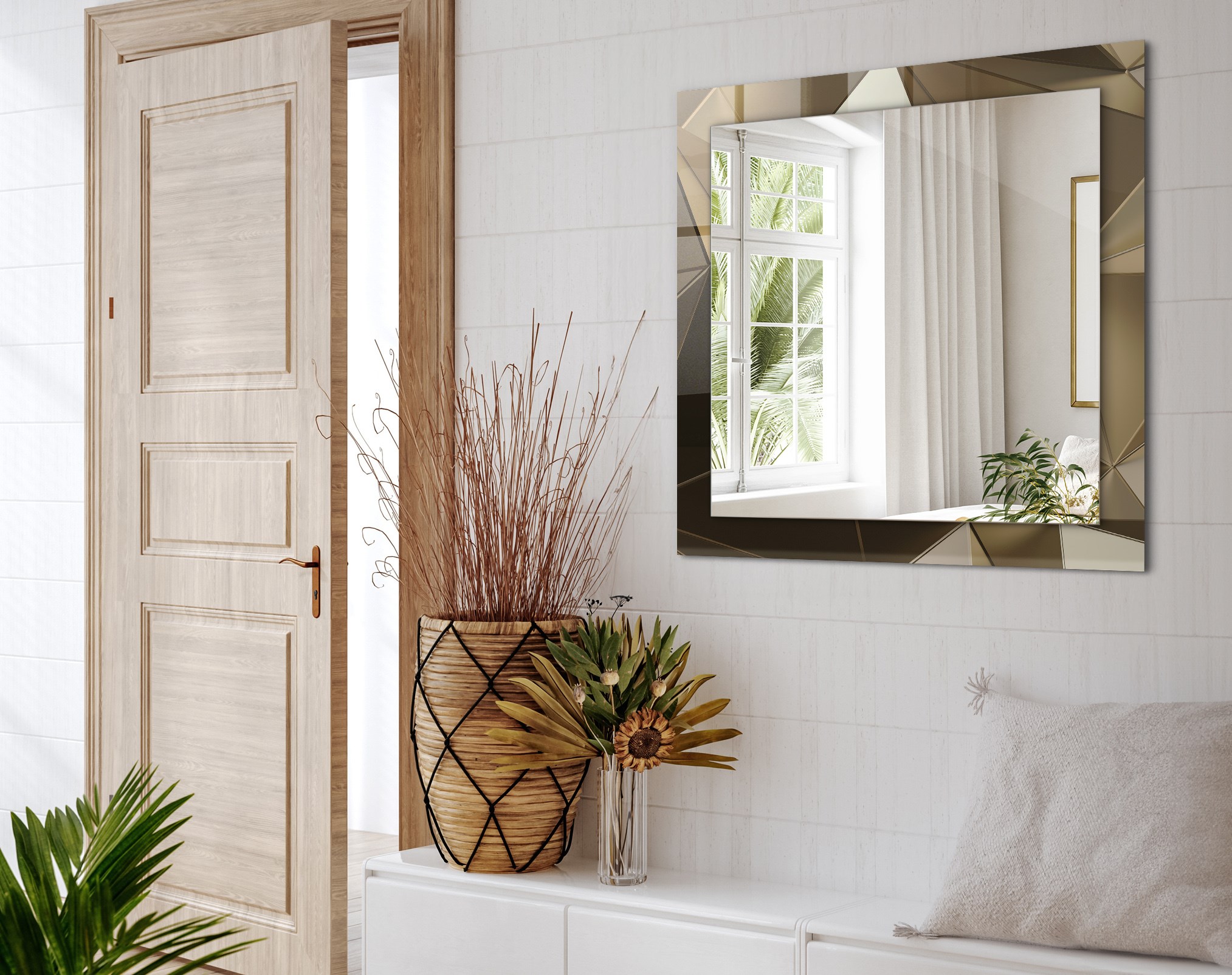  /> <p><strong>Więcej światła</strong></p> <p>Nasze lustro będzie idealnym uzupełnieniem Twoich wnętrz. Doskonale podkreśli zarówno zalety nowoczesnego i eleganckiego designu, jak i tradycyjnych stylów, wszystko to dzięki swojej wizualnej 