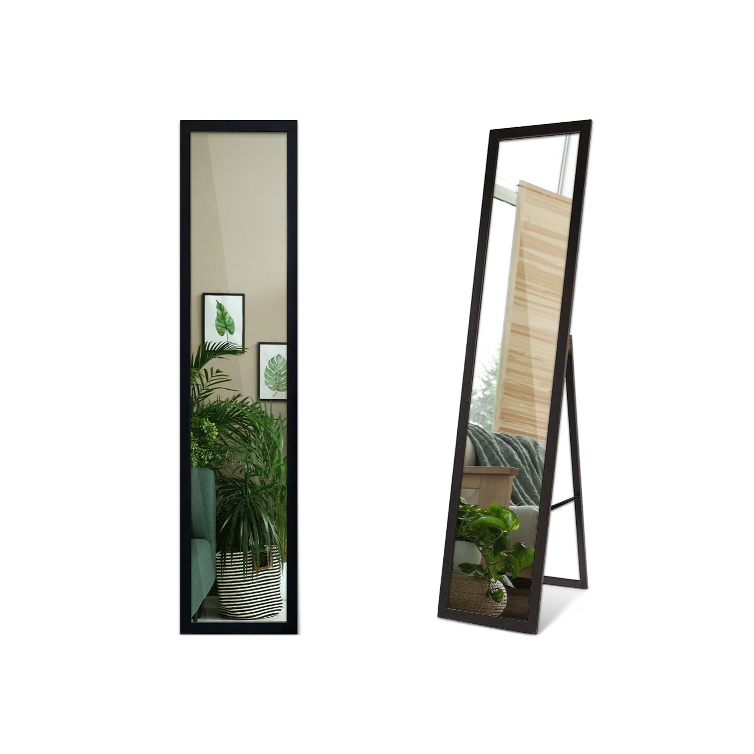 Lustro stojące Tulup czarne