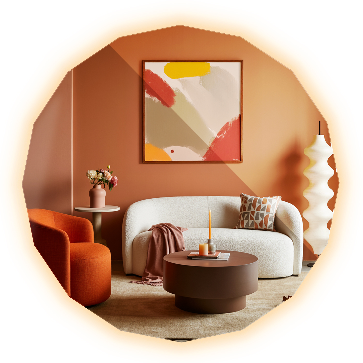 Lustro LED Tulup Wielokątne