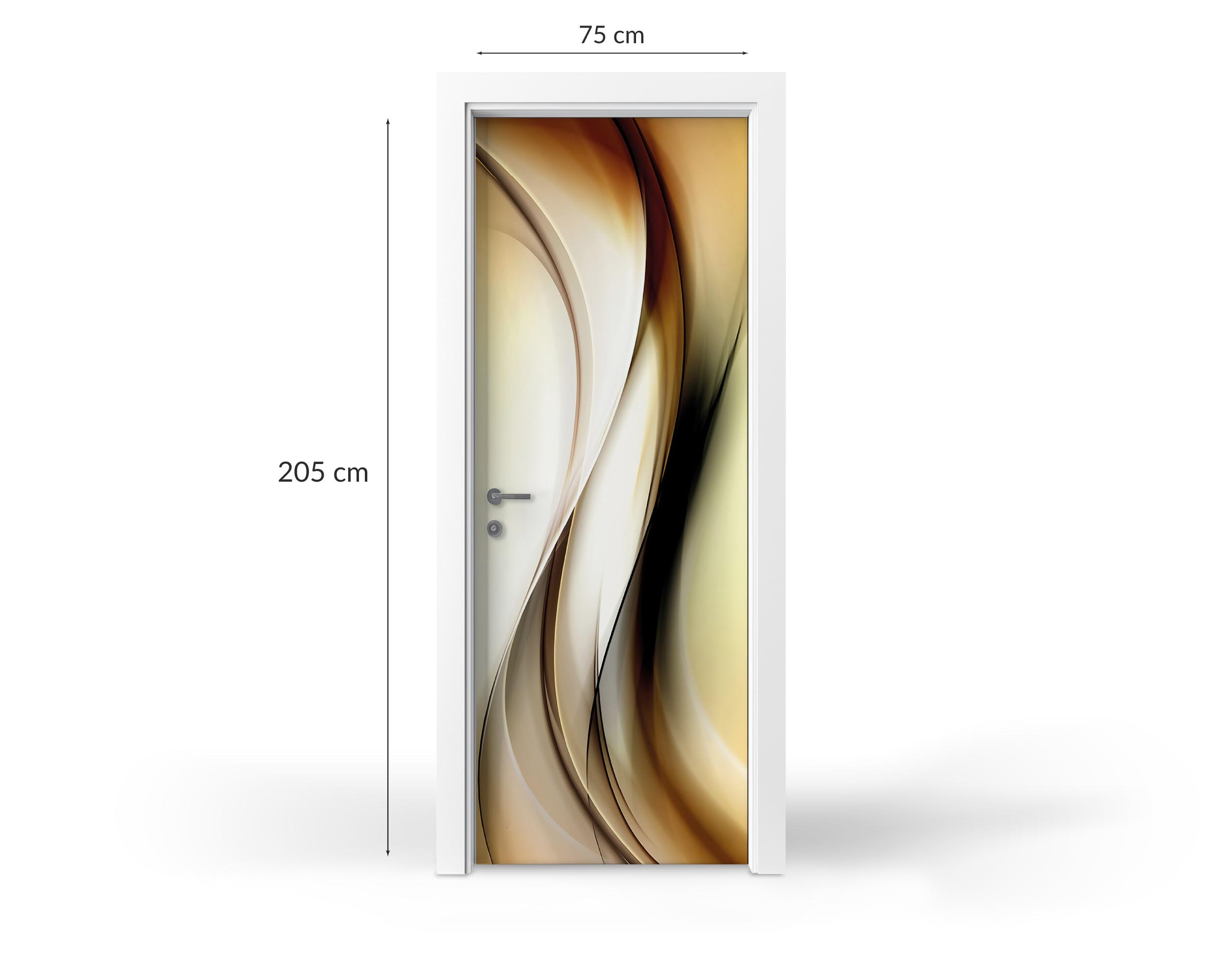 Naklejka na drzwi - różne motywy