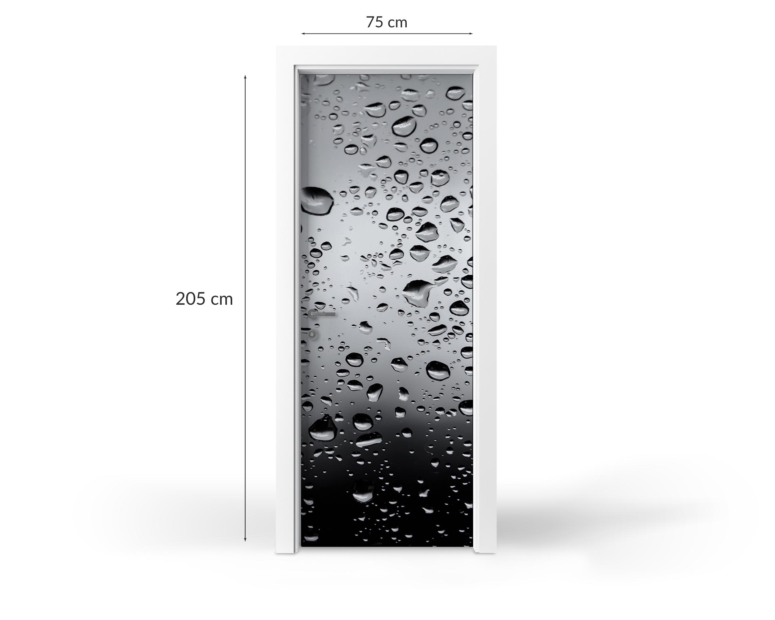 Naklejka na drzwi - różne motywy