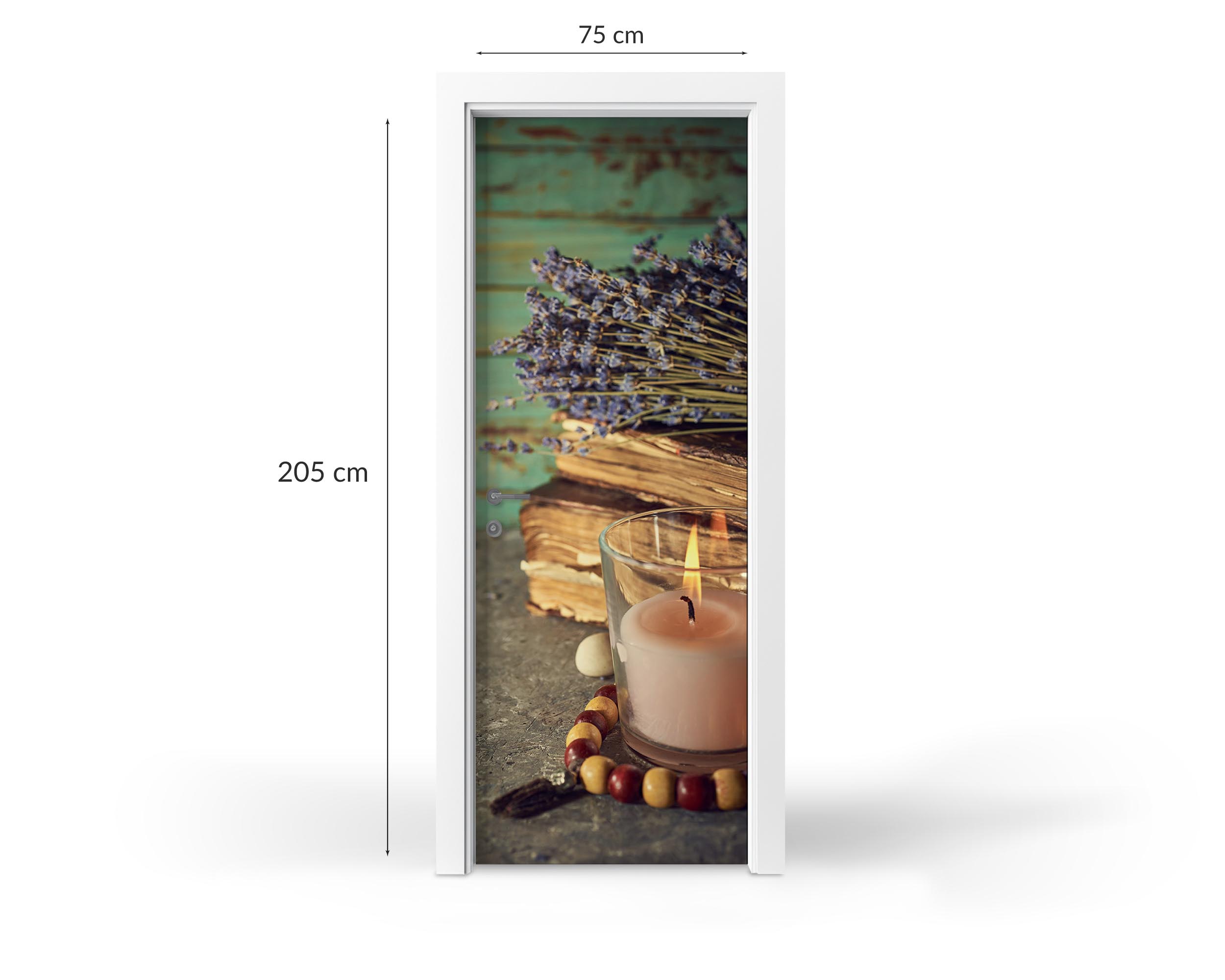 Naklejka na drzwi - różne motywy