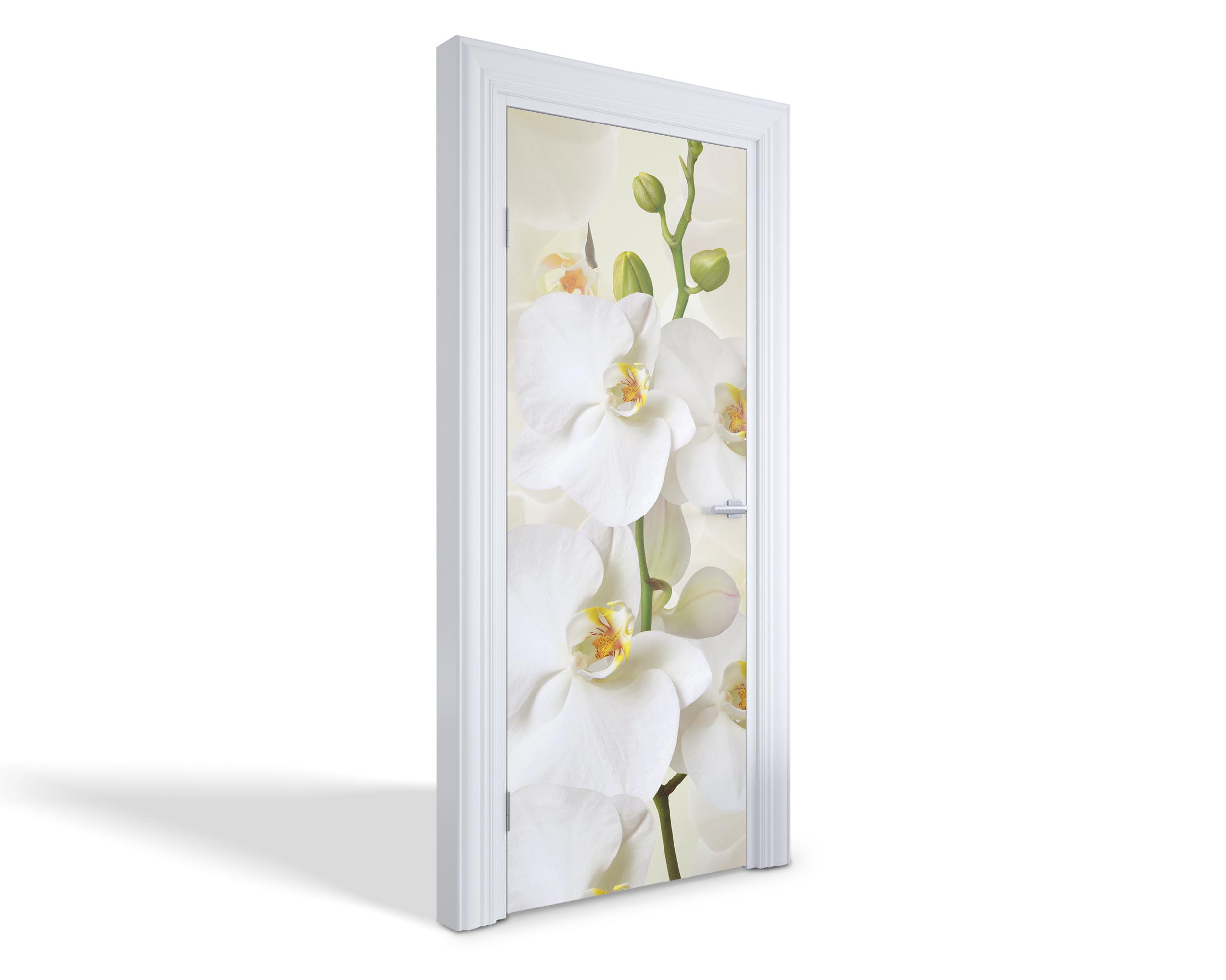 Naklejka fototapeta na drzwi - Drewniana ściana