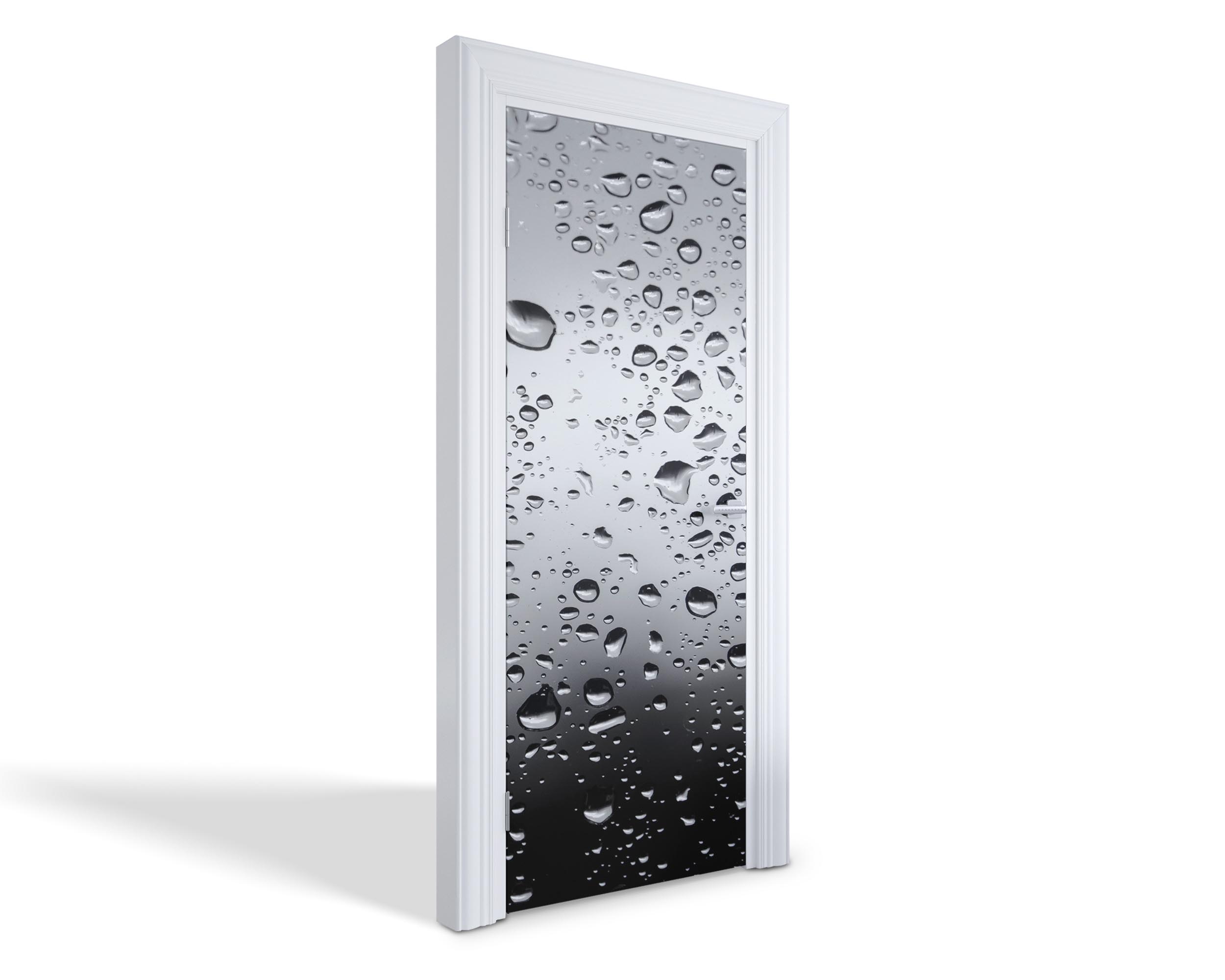 Naklejka fototapeta na drzwi - Drewniana ściana