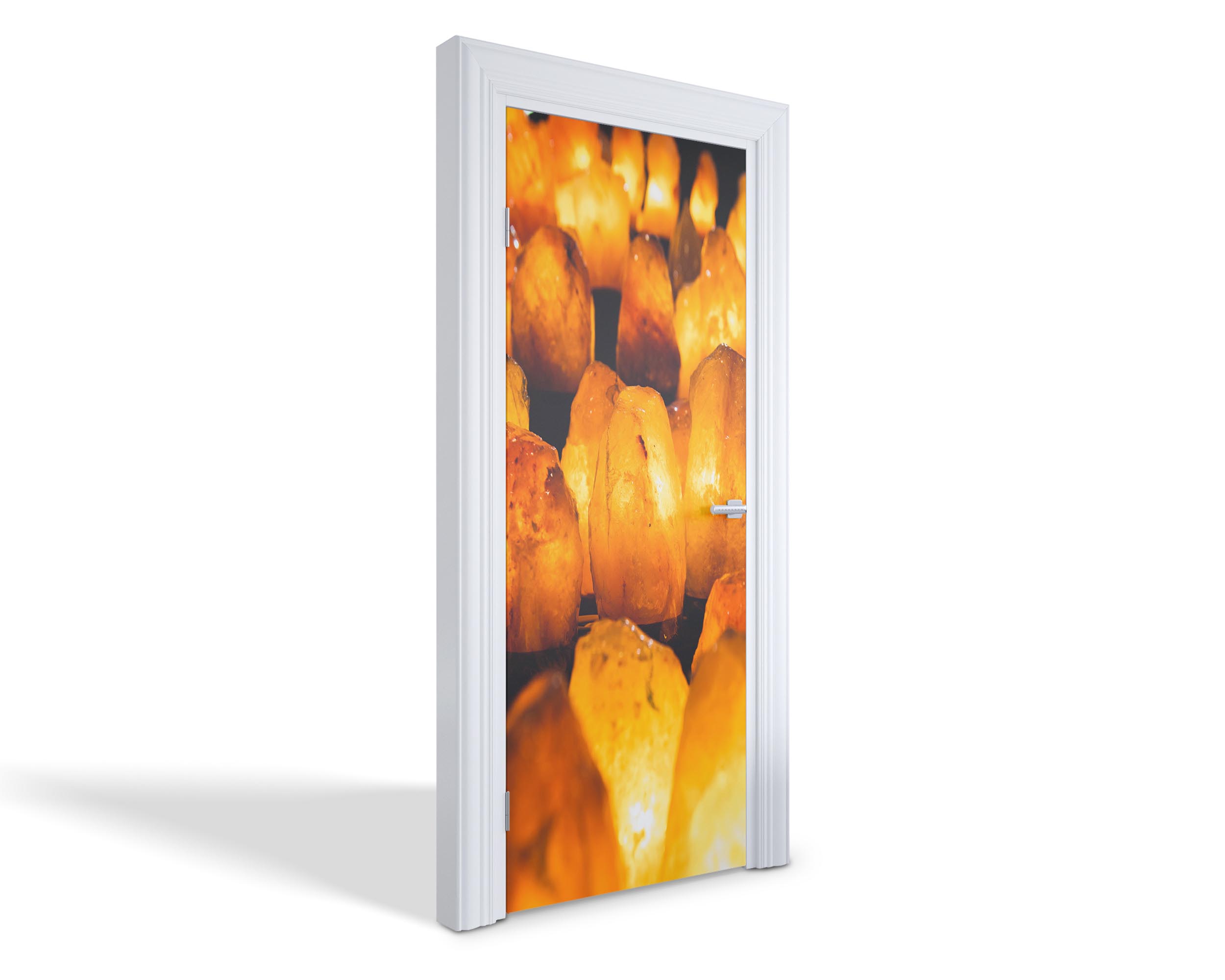 Naklejka fototapeta na drzwi - Drewniana ściana