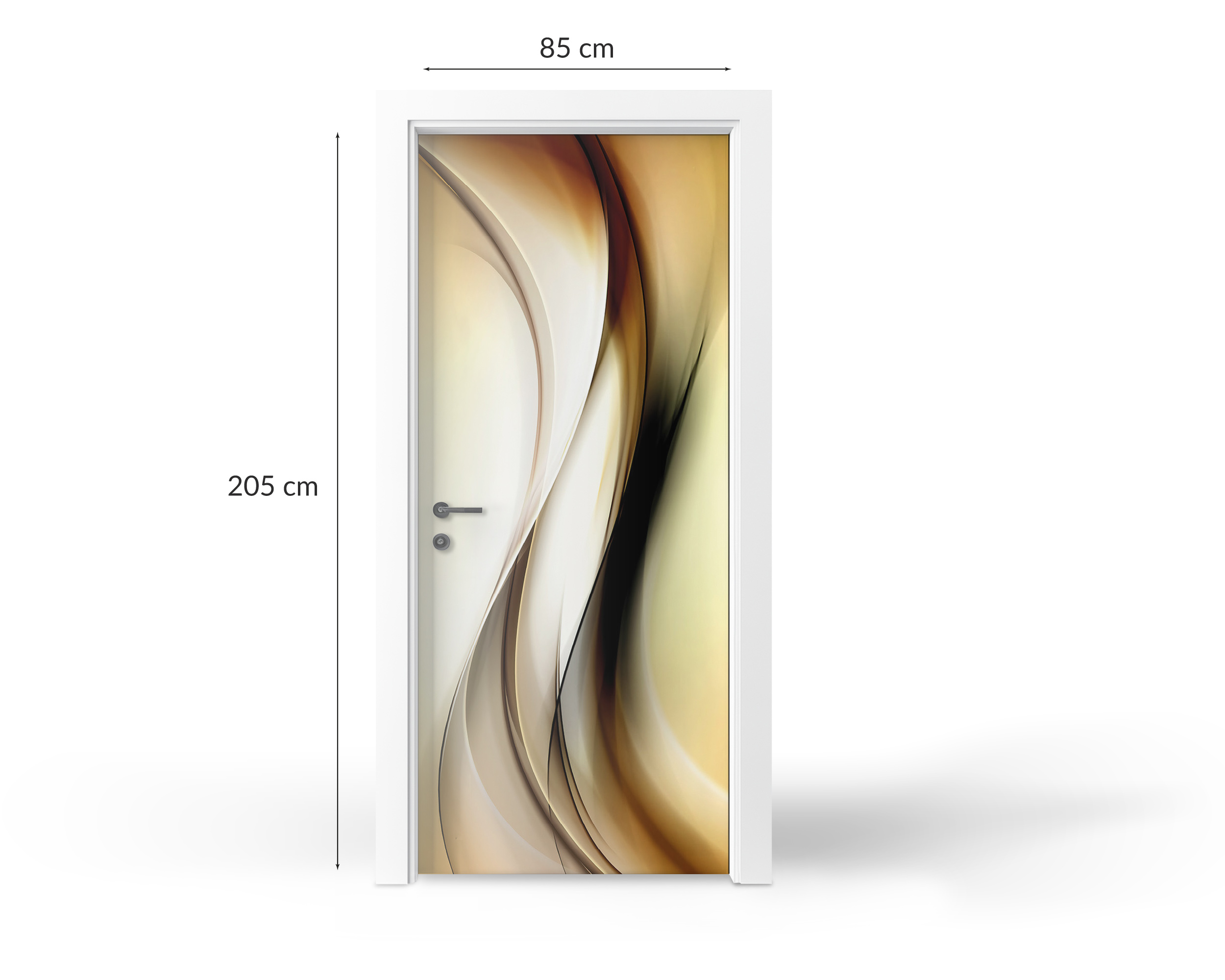 Naklejka na drzwi - różne motywy