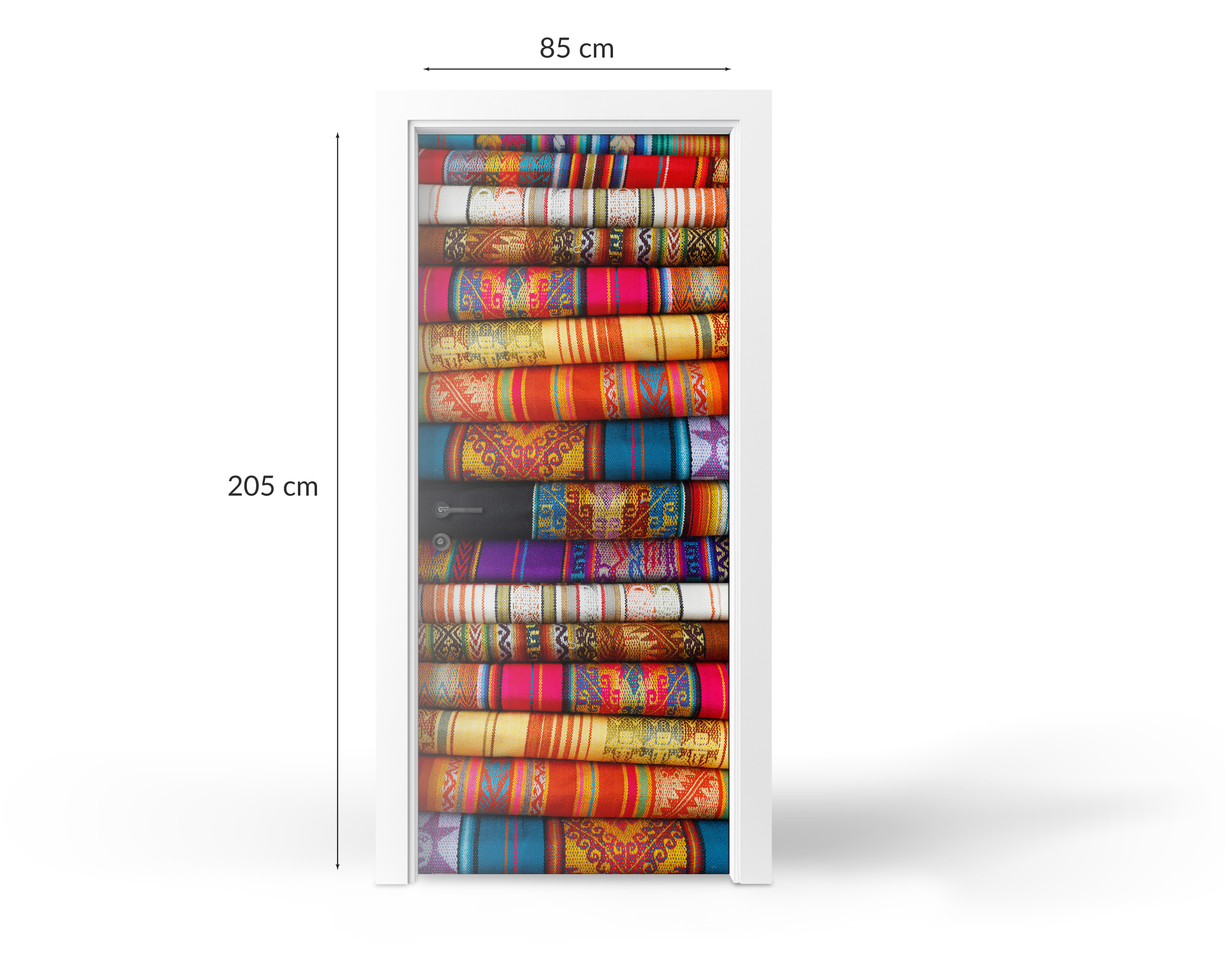 Naklejka na drzwi - różne motywy