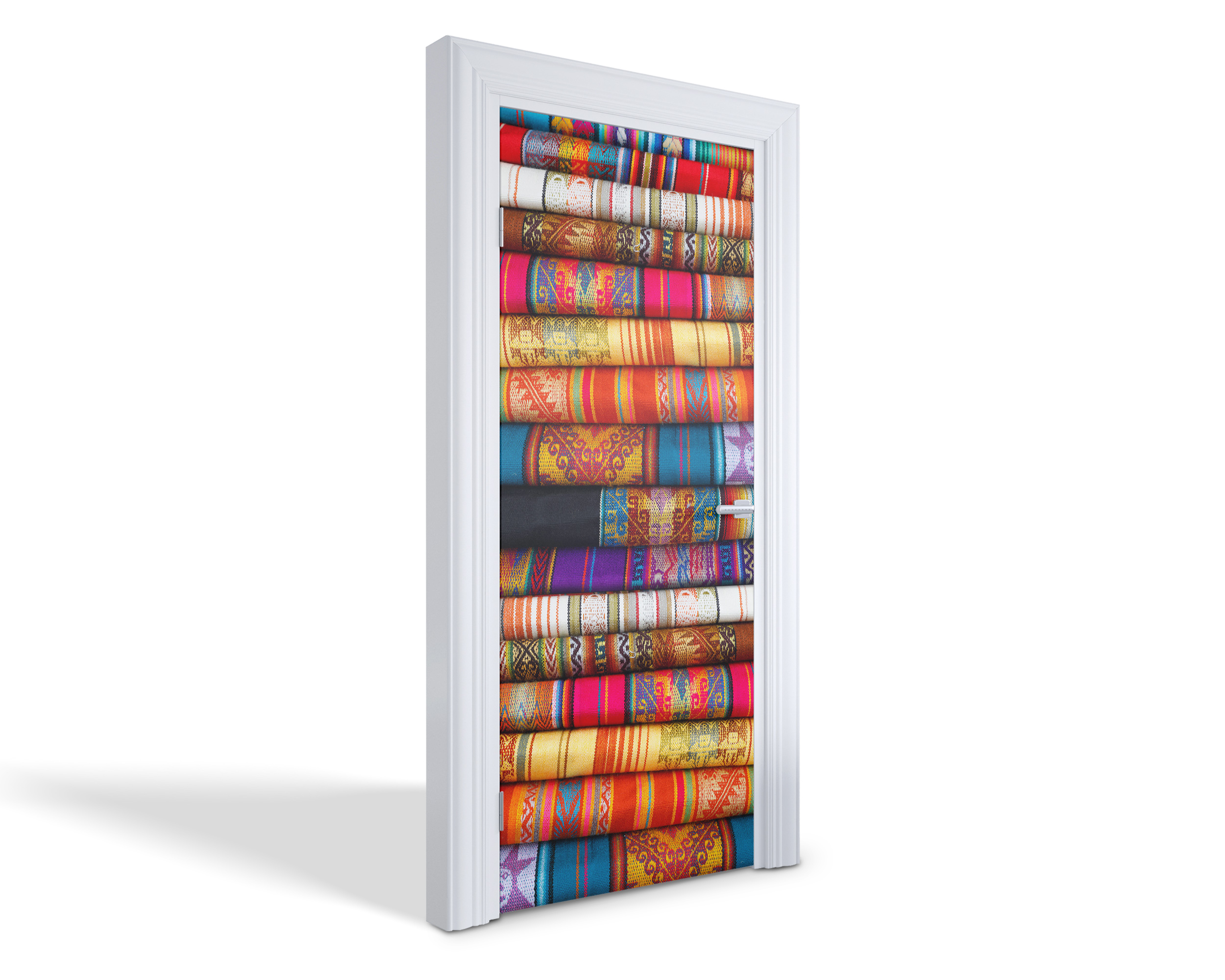 Naklejka fototapeta na drzwi - Drewniana ściana