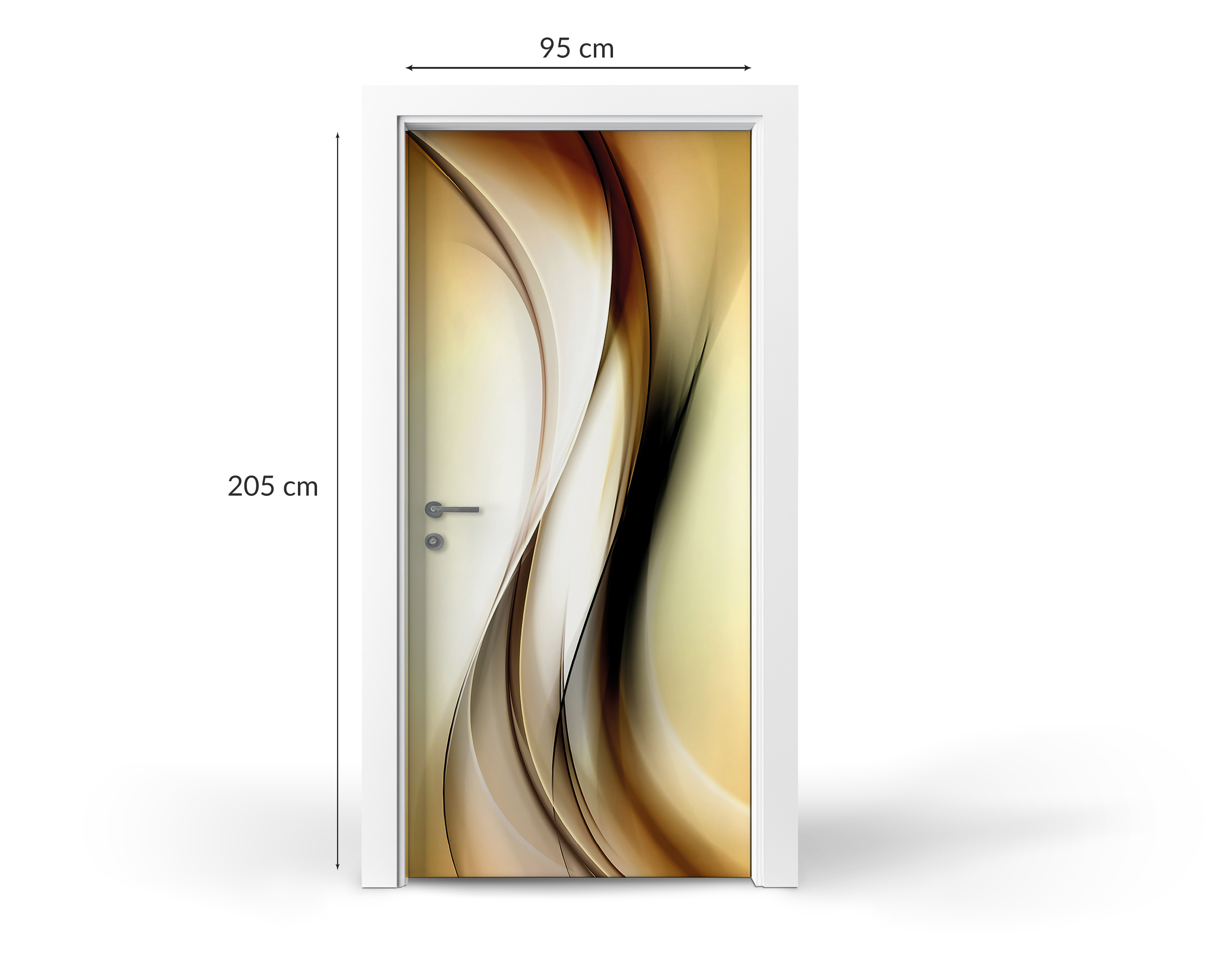 Naklejka na drzwi - różne motywy