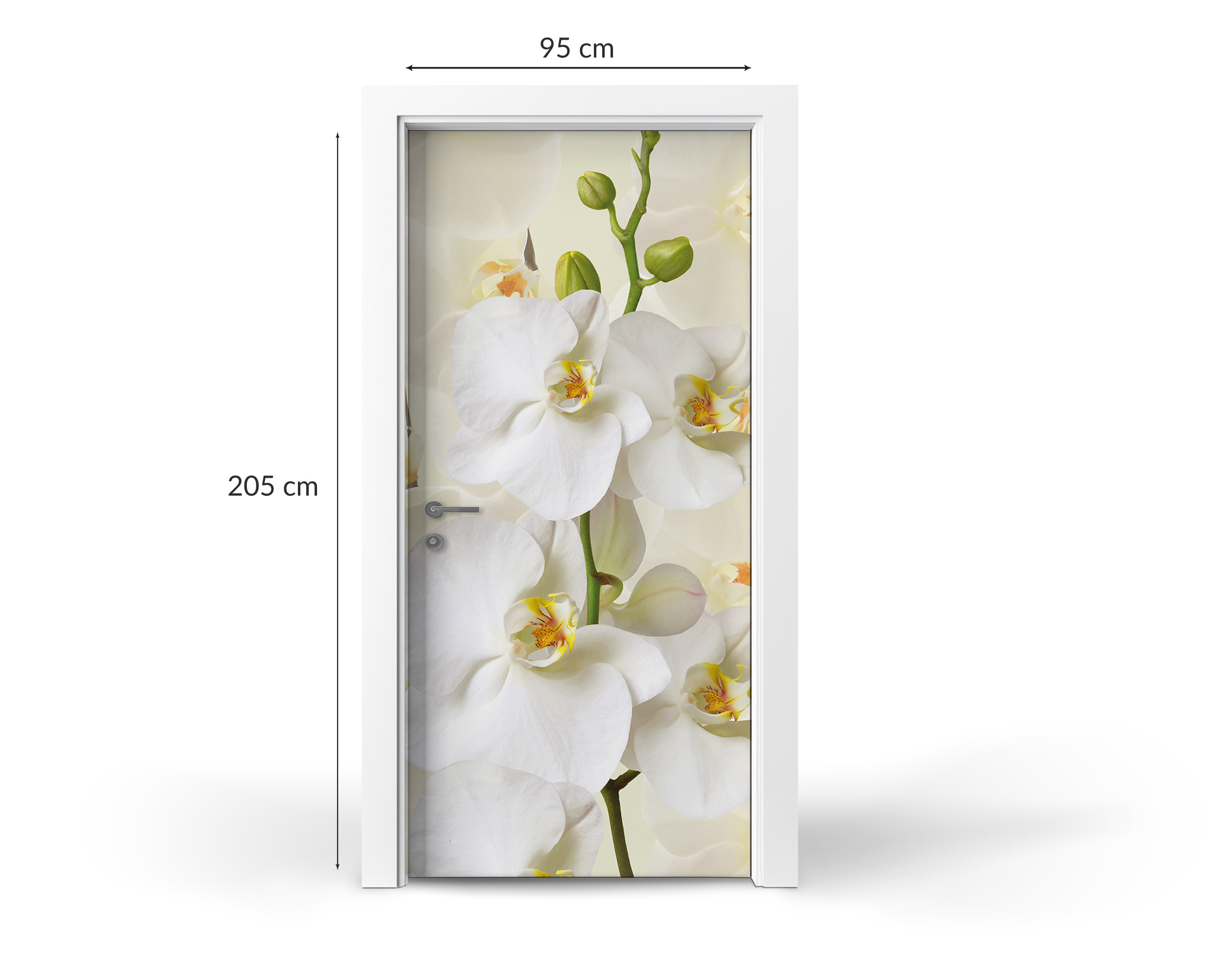 Naklejka na drzwi - różne motywy